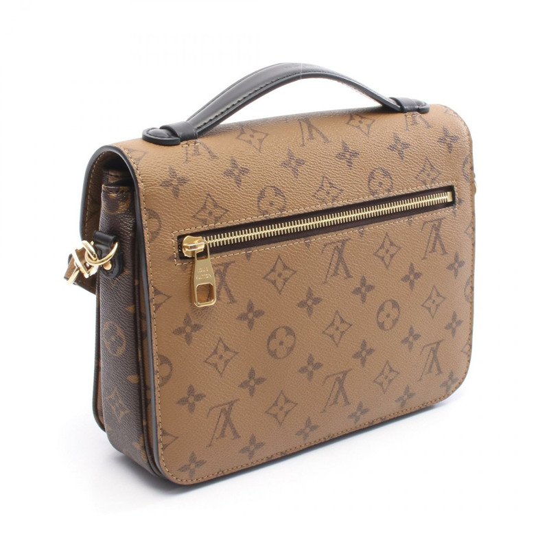 路易威登 Pochette Metis MM 單肩手提包 M44876 Monogram Reverse 二手 LV-1