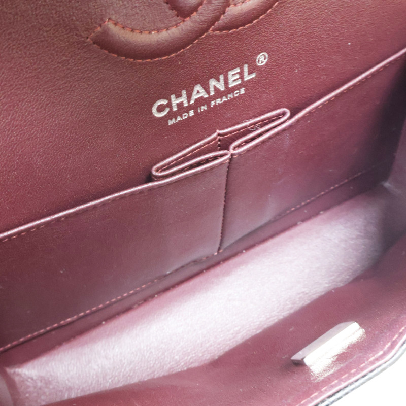 黑色 菱格紋 荔枝紋 牛皮 Coco 23 鍊帶肩背包 銀釦【CHANEL 香奈兒】 A01113-4