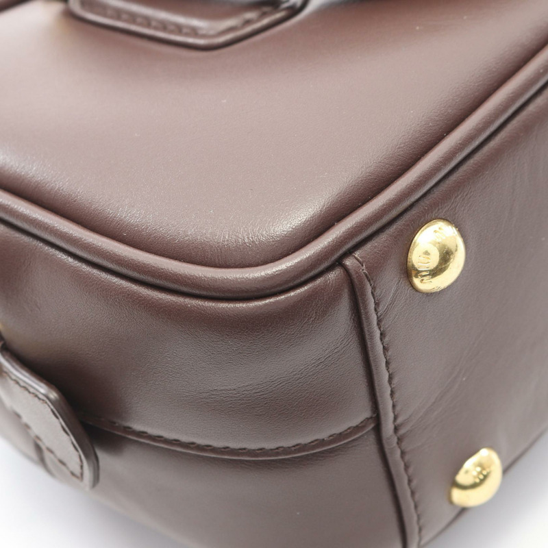 Miu Miu Arkadie 常規款肩挎包 5BB142 棕色皮革 二手-5