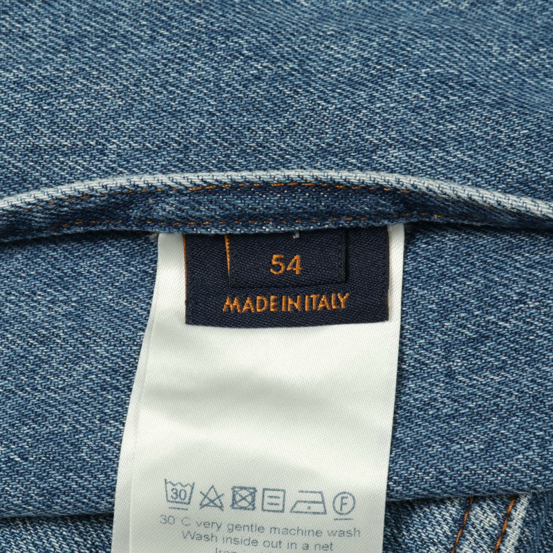 路易威登 Monogram 牛仔外套 RM202 YIE HJA71W 棉質藍色二手男款 #54-5