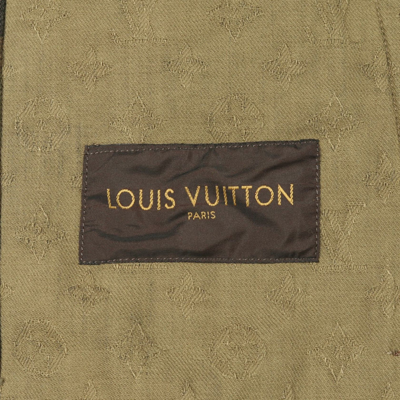 LOUIS VUITTON x Supreme Monogram 迷彩牛仔夾克，棉質，二手男款 #46-2