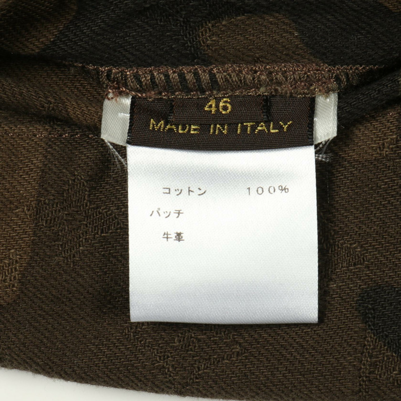 LOUIS VUITTON x Supreme Monogram 迷彩牛仔夾克，棉質，二手男款 #46-4