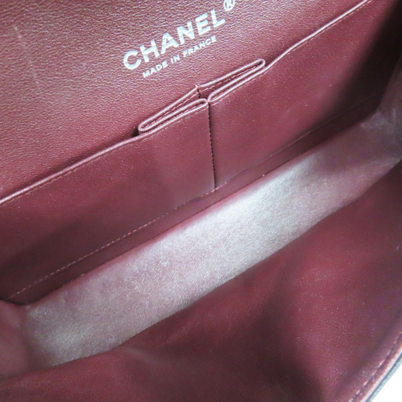 黑色 羊皮 Coco 25 鏈帶肩背包 銀釦【CHANEL 香奈兒】 A01112-5