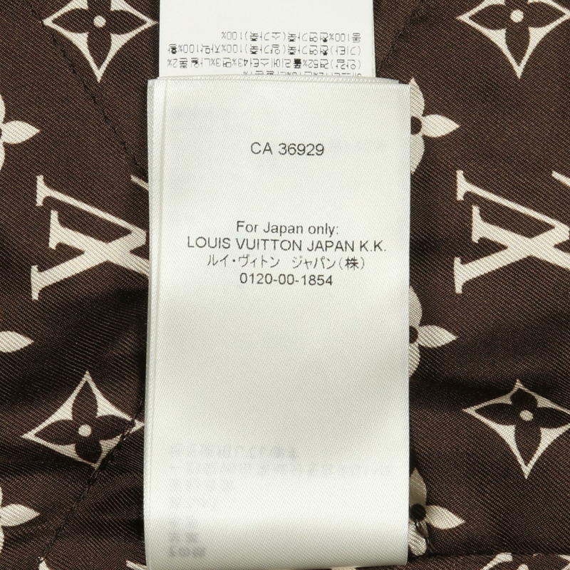 路易威登 (LOUIS VUITTON) 斜紋軟呢外套 RW231A UZ9 FOJA67 人造絲/聚酯纖維 米色 金色 多色 二手 女款-3