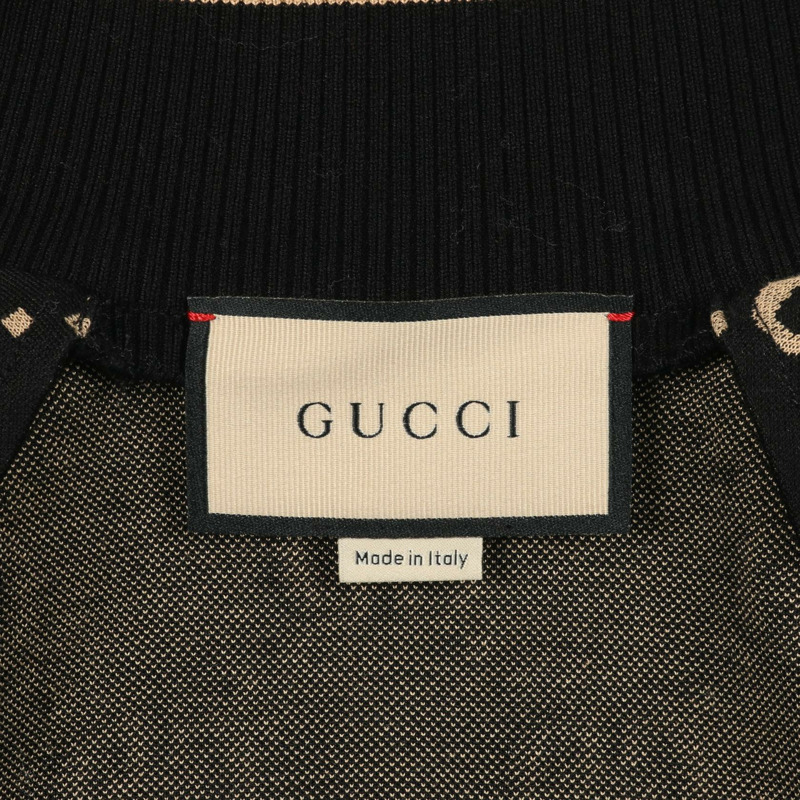 GUCCI GG 棉質針織外套 其他外套 695955 棉 黑色 多色 二手 男款-2