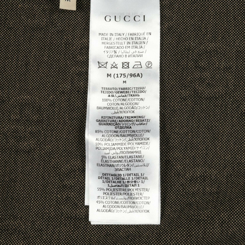 GUCCI GG 棉質針織外套 其他外套 695955 棉 黑色 多色 二手 男款-4