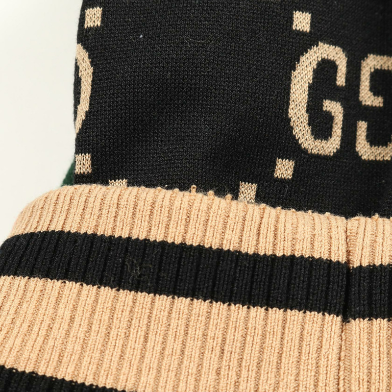 GUCCI GG 棉質針織外套 其他外套 695955 棉 黑色 多色 二手 男款-6