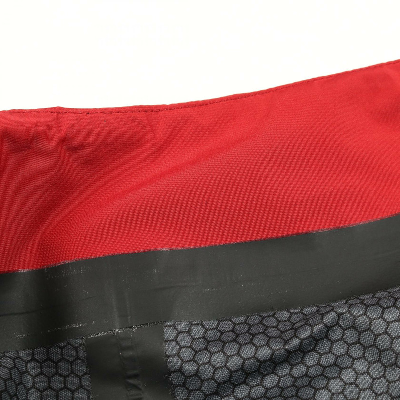 PRADA Extreme-Tex 防風登山連帽衫 SGB640 S202 1XV1 聚酯纖維 紅色 #XS-5