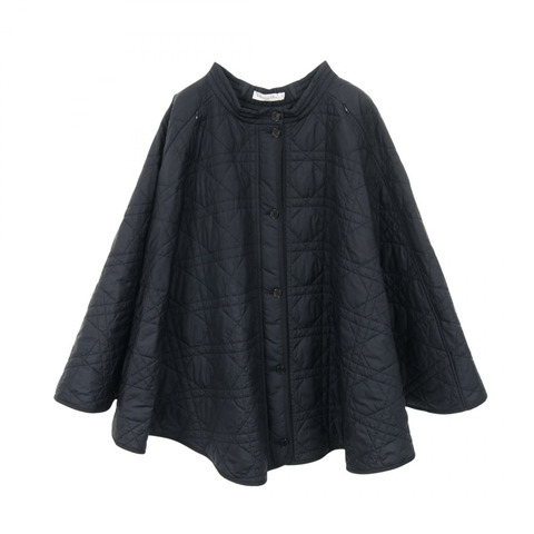 Christian Dior 微藤格紋絎縫科技塔夫綢半身裙 F36 157J67A2827 海軍藍