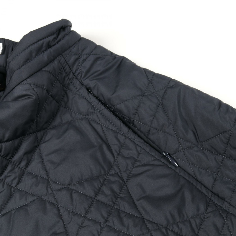 Christian Dior 微藤格紋絎縫科技塔夫綢半身裙 F36 157J67A2827 海軍藍-4