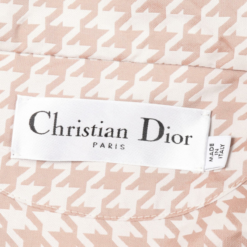 Dior 蜜蜂刺繡 其他外套 217C09A2833 聚酯纖維 粉紅 白色 二手 女款-2