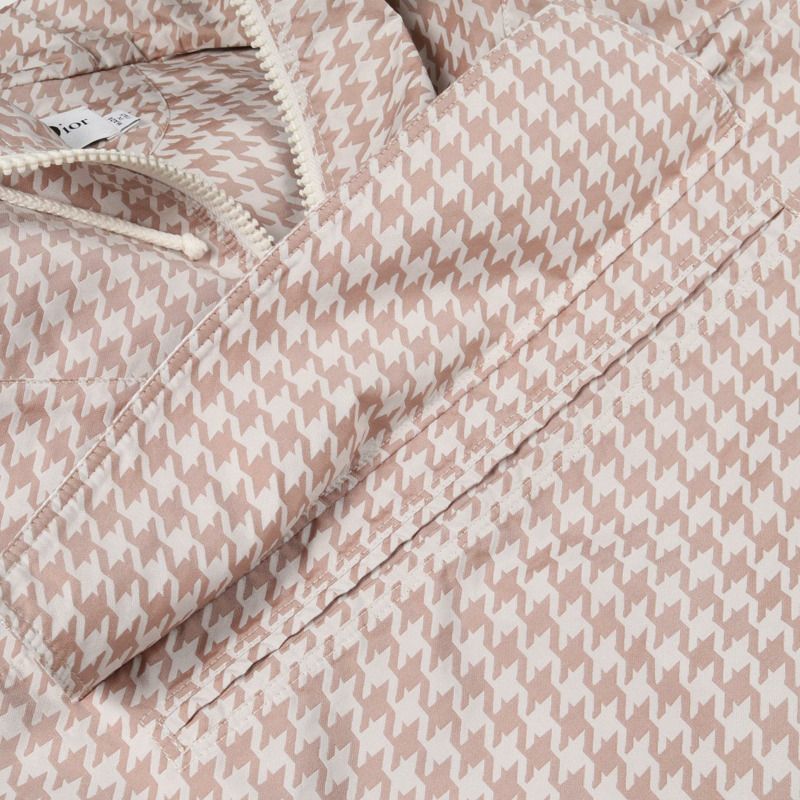 Dior 蜜蜂刺繡 其他外套 217C09A2833 聚酯纖維 粉紅 白色 二手 女款-5