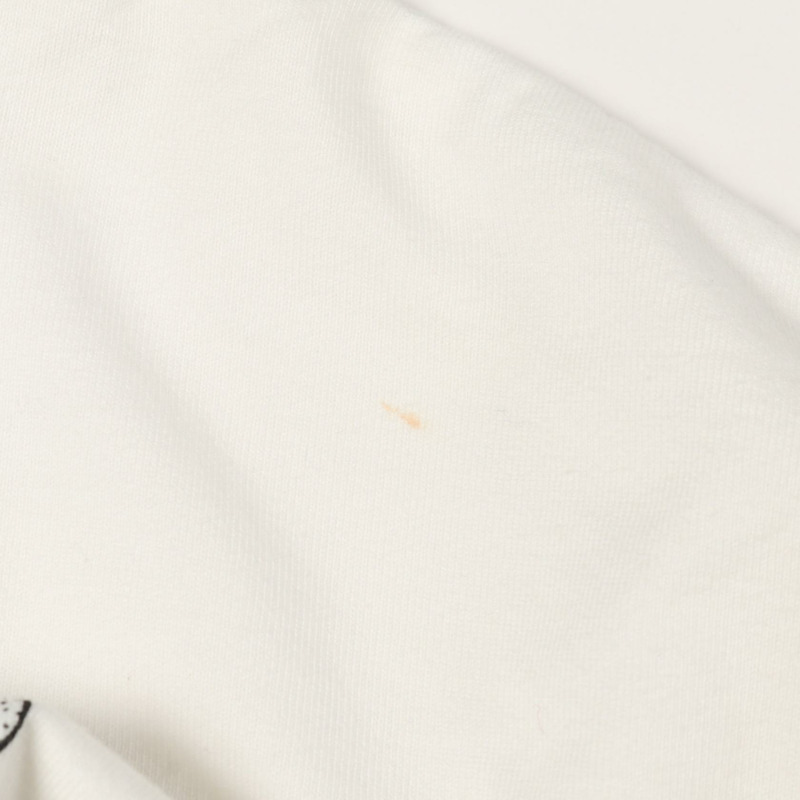 路易威登 YK 迷幻花卉圖案T卹，純棉材質，白色/黑色，二手男款，XL碼-5