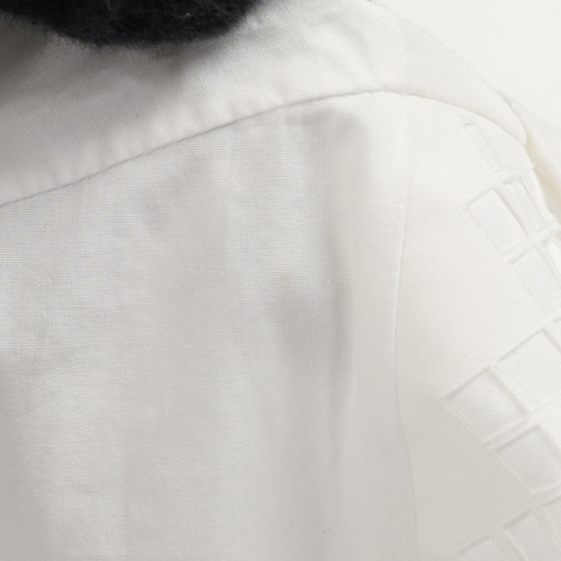 香奈兒襯衫上衣 #38 純棉白色二手女裝-6