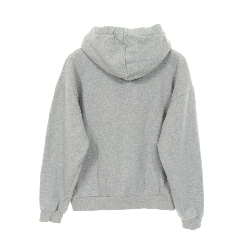 CELINE Logo 寬鬆連帽衫 2101219356150 純棉 灰色 #M 二手 男款-1