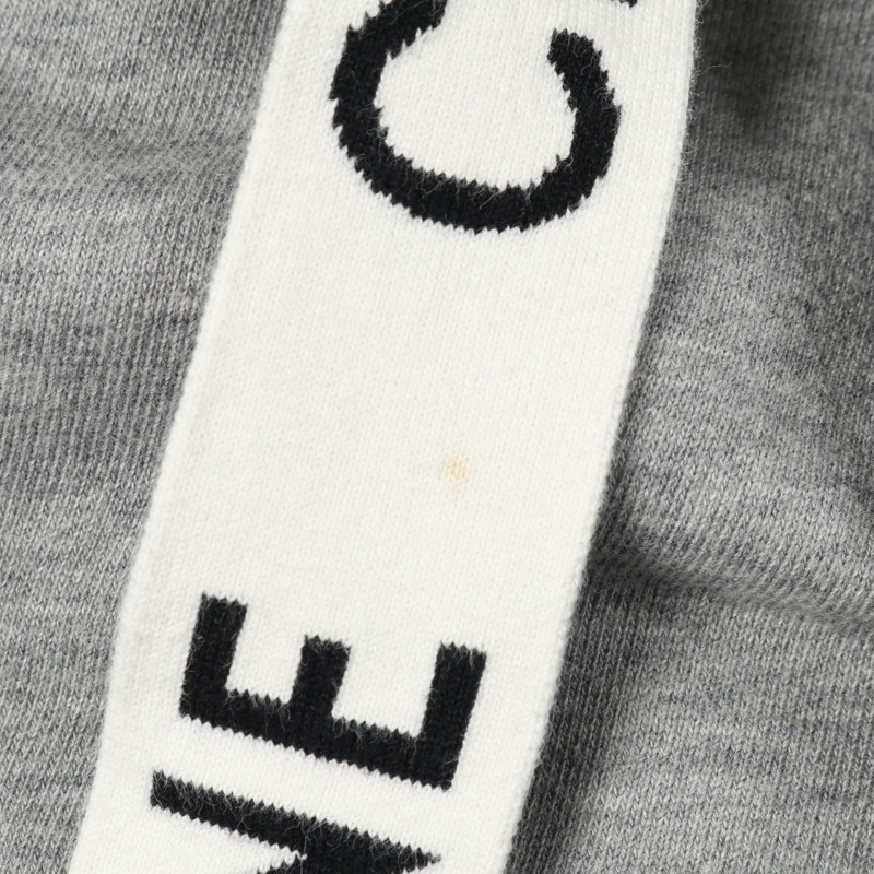 CELINE Logo 寬鬆連帽衫 2101219356150 純棉 灰色 #M 二手 男款-4