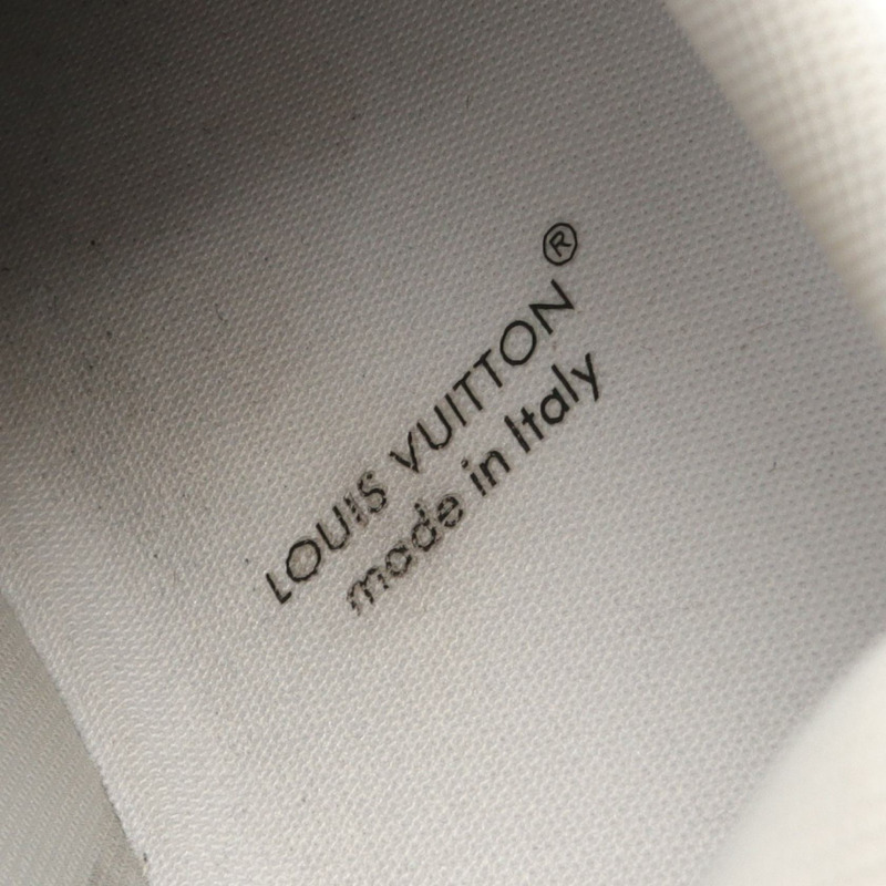 路易威登 LV 運動鞋系列 #8 鞋款 1A8WAX 白色皮革二手男鞋-4