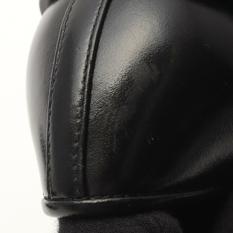 香奈兒 COCO Mark 樂福鞋 #37C 黑色真皮平底鞋，二手女款-8