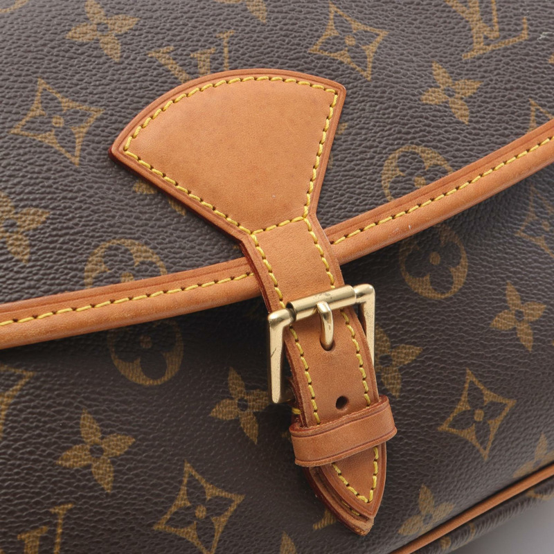 路易威登 Sologne 單肩包 M42250 Monogram 皮革棕色二手女士 LV-12