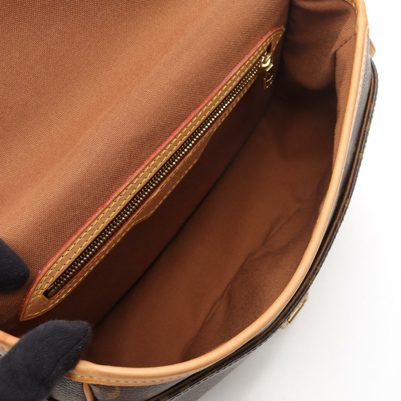 路易威登 Sologne 單肩斜背包 M42250 Monogram 皮革 棕色 二手-2