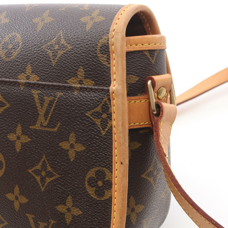 路易威登 Sologne 單肩斜背包 M42250 Monogram 皮革 棕色 二手-10