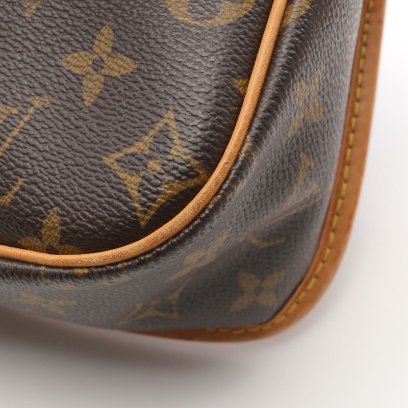 路易威登 Sologne 單肩斜背包 M42250 Monogram 皮革 棕色 二手-11