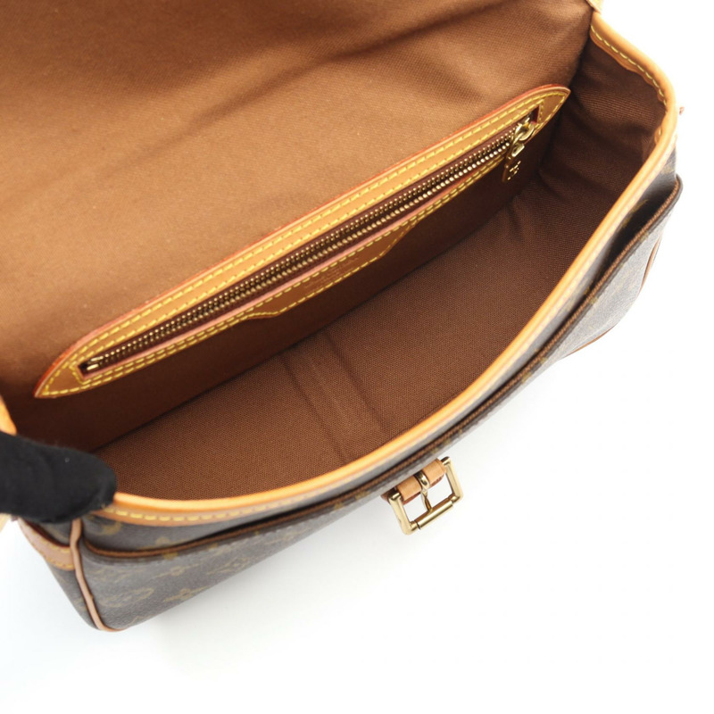 路易威登 Sologne 單肩斜背包 M42250 Monogram 皮革 棕色 二手-2