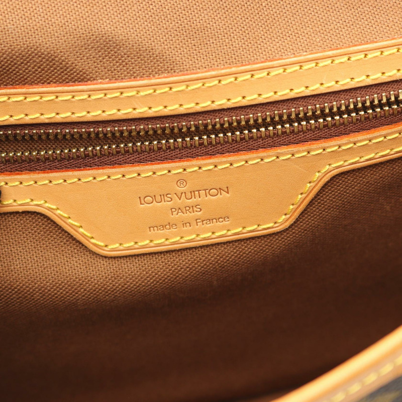 路易威登 Sologne 單肩斜背包 M42250 Monogram 皮革 棕色 二手-3