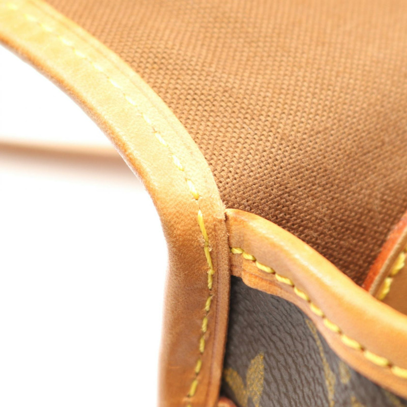 路易威登 Sologne 單肩斜背包 M42250 Monogram 皮革 棕色 二手-5