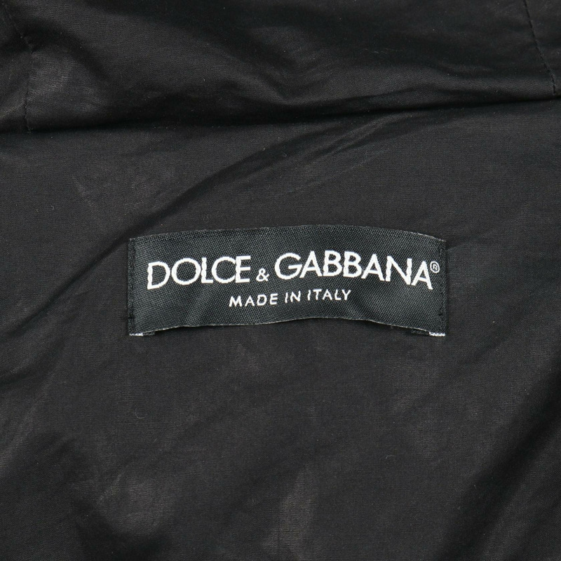 DOLCE & GABBANA 其他款式夾克 棉/聚酯纖維 黑色 二手 女款-2