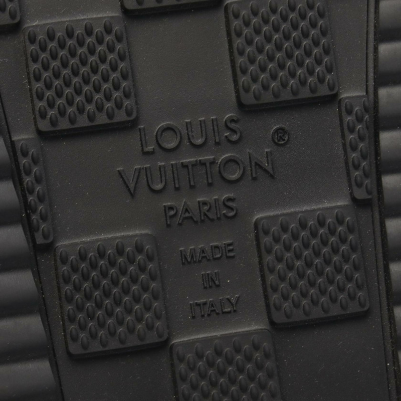 路易威登 LV Venice 穆勒涼鞋 Monogram 皮革 黑色 #10 二手男士-5