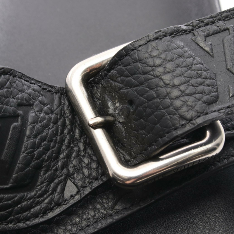 路易威登 LV Venice 穆勒涼鞋 Monogram 皮革 黑色 #10 二手男士-8