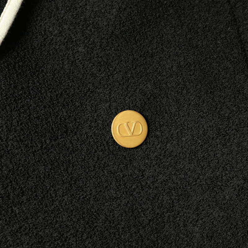 Valentino V logo 雙排扣外套 其他款式 2V3CEE60911 羊毛 尼龍 黑色 白色 二手 男士-11