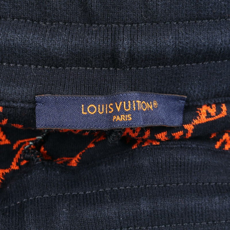 路易威登 Monogram 短褲 RM242MM 棉質海軍藍 二手 男士 4L 碼-2
