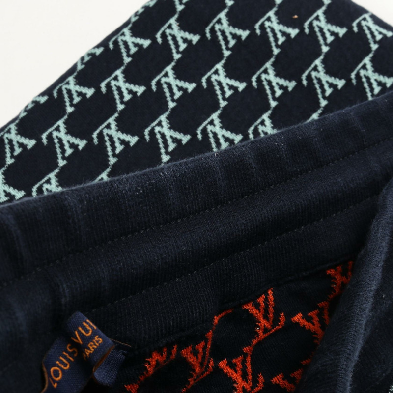 路易威登 Monogram 短褲 RM242MM 棉質海軍藍 二手 男士 4L 碼-6