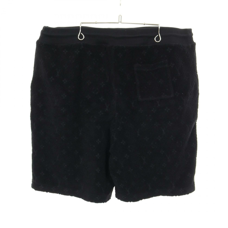 路易威登 Monogram 短褲 RM232MQ 棉尼龍黑色 二手 男士 XL 碼-1