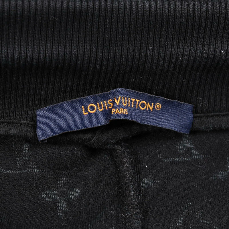 路易威登 Monogram 短褲 RM232MQ 棉尼龍黑色 二手 男士 XL 碼-2