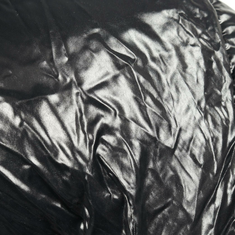 MONCLER HUPPE 帶帽尼龍黑色羽絨外套 #0 二手女款-6