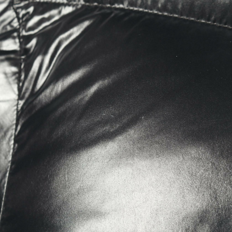 MONCLER HUPPE 帶帽尼龍黑色羽絨外套 #0 二手女款-7