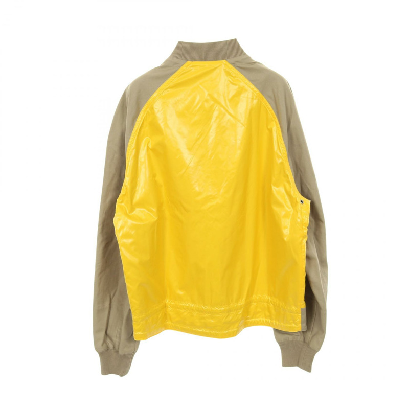 愛馬仕 Serie 紐帶 其他夾克 尼龍棉 米色 黃色 米色 二手 男士-1