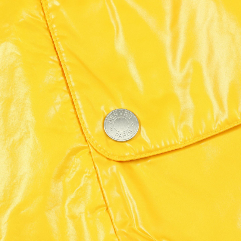 愛馬仕 Serie 紐帶 其他夾克 尼龍棉 米色 黃色 米色 二手 男士-7