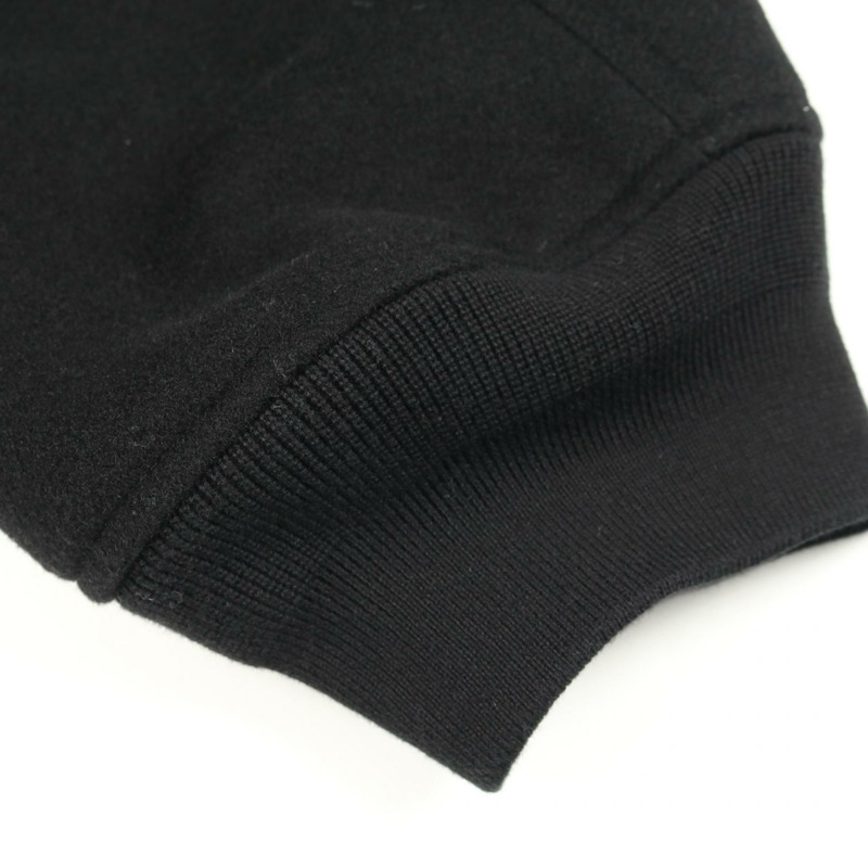 BALENCIAGA Logo acupucture Blouson wool 黑色二手男女通用-8