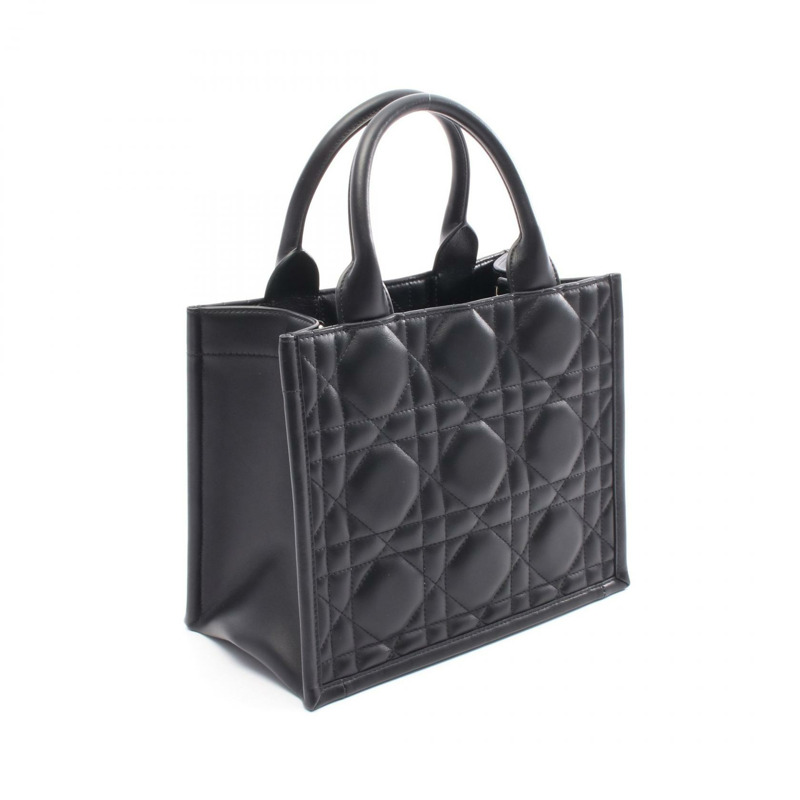 Dior BOOK TOTE 小號肩斜背包 M1325OWHP_M900 黑色皮革 二手-1
