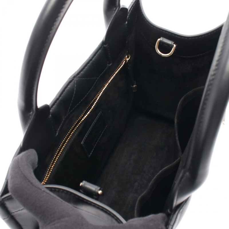 Dior BOOK TOTE 小號肩斜背包 M1325OWHP_M900 黑色皮革 二手-2