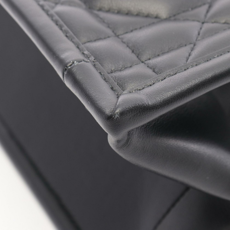 Dior BOOK TOTE 小號肩斜背包 M1325OWHP_M900 黑色皮革 二手-4