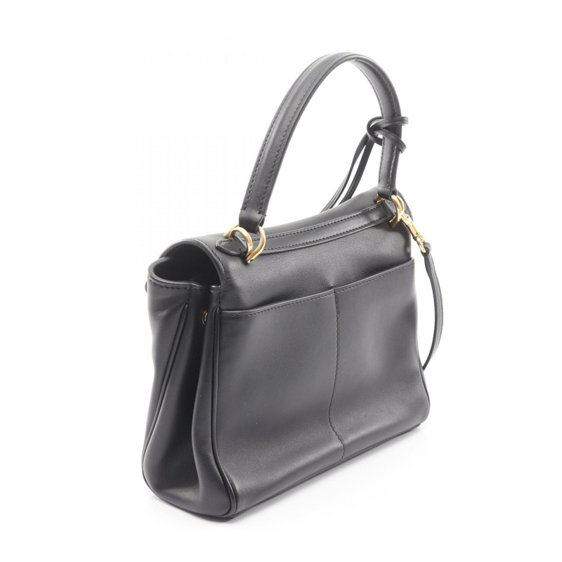 BALENCIAGA Rodeo 單肩手提包 8437122AA4V1000 黑色皮革 二手 斜背包-1