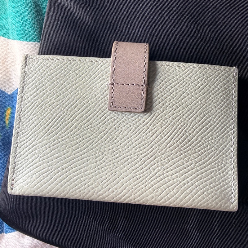 CELINE綠色ACCORDEON零錢包卡夾-7