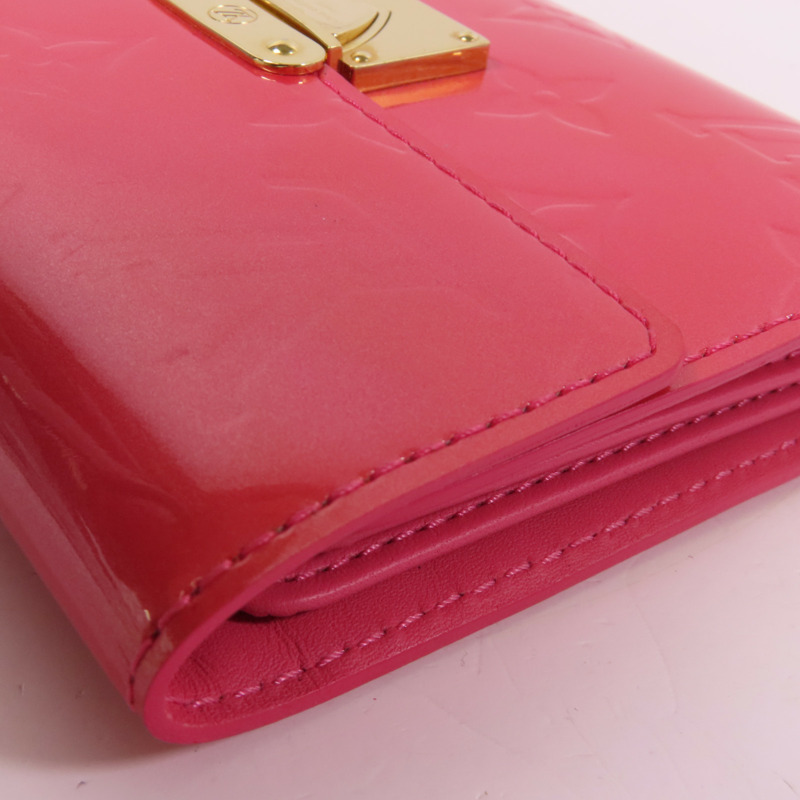 LOUIS VUITTON Vernis Trifold Wallet金扣錢包-9
