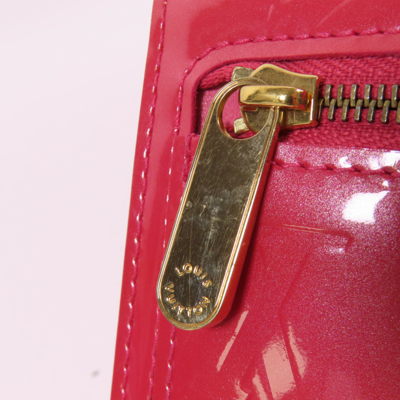 LOUIS VUITTON Vernis Trifold Wallet金扣錢包-10