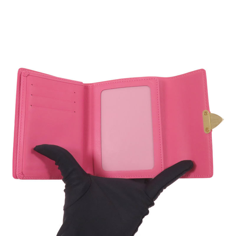 LOUIS VUITTON Vernis Trifold Wallet金扣錢包-13